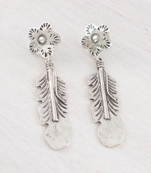 Western Feather Earrings