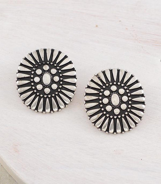 Western Concho Earrings