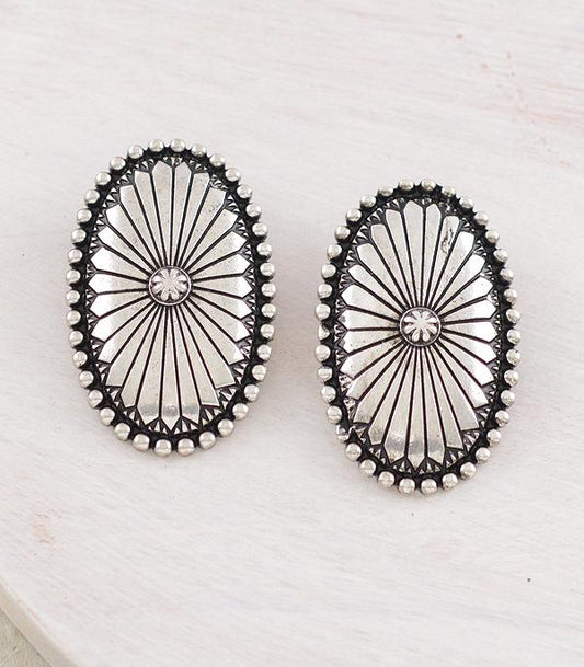 Western Concho Earrings