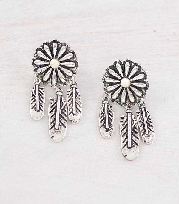 Western Concho Earrings